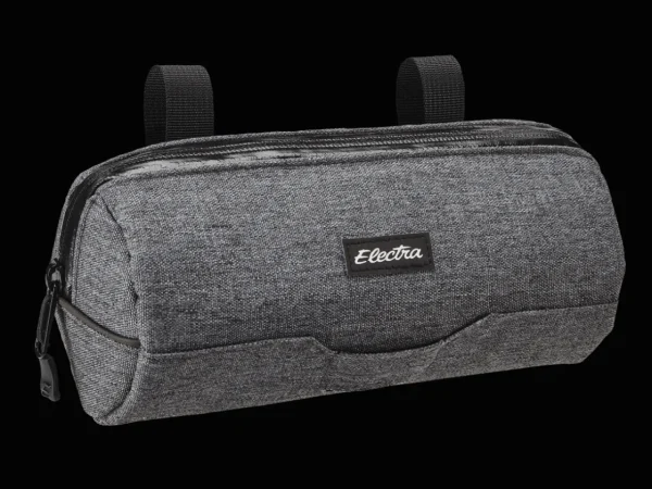 Electra Heather Charcoal Cylinder Handlebar Bag-Trek Bikes Clearance