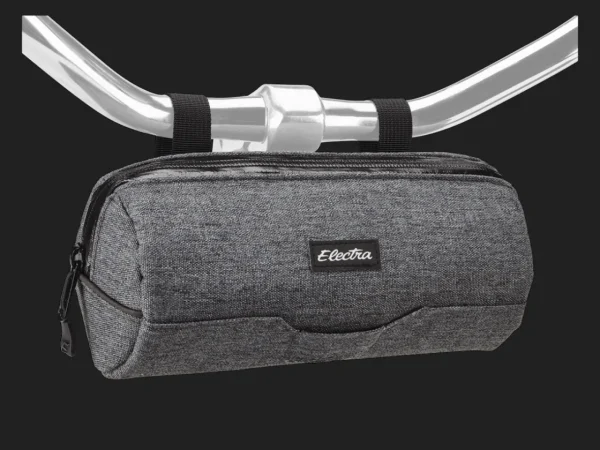 Electra Heather Charcoal Cylinder Handlebar Bag-Trek Bikes Clearance