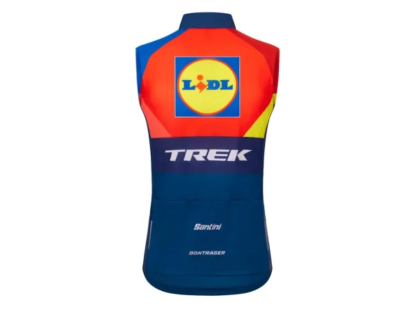 Santini Lidl-Trek Replica Race Wind Vest-Trek Bikes Flash Sale