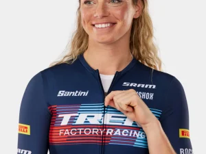 Santini Trek Factory Racing Women's Team Replica Cycling Jersey-Trek Bikes Flash Sale