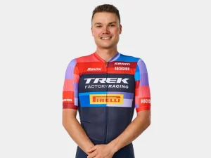 Santini Trek Factory Racing Men's Team Replica Cycling Jersey-Trek Bikes Sale