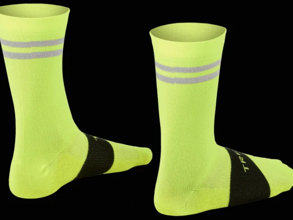 Trek Race Reflective Crew Cycling Sock-Trek Bikes New