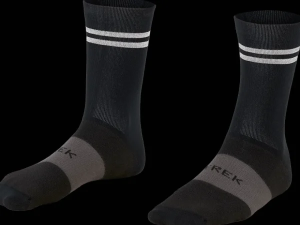 Trek Race Reflective Crew Cycling Sock-Trek Bikes New